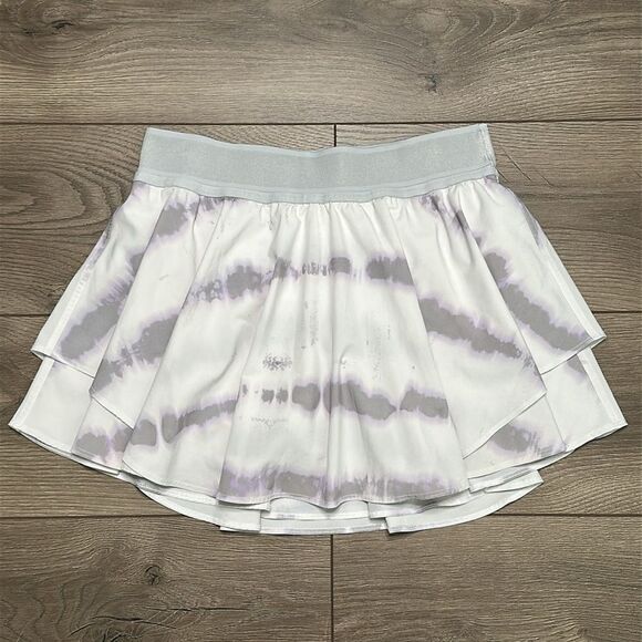 Lululemon Court Rival High-Rise Running‎ Tennis Skirt Transverse Lilac Multi 8 - Picture 1 of 15